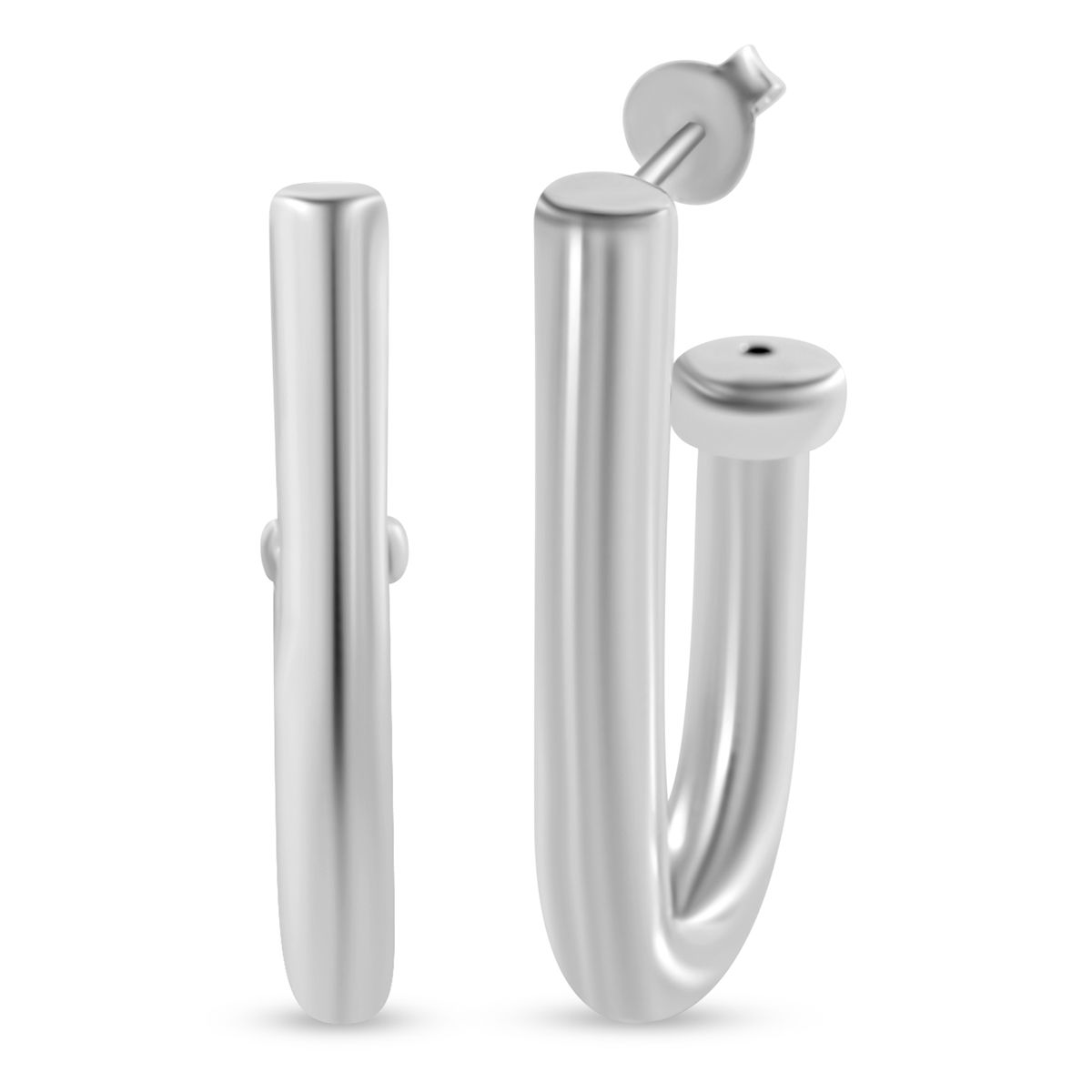 Silberhauch Kollektion - Elektroform Ohrringe, 925 Silber ca. 5,55g