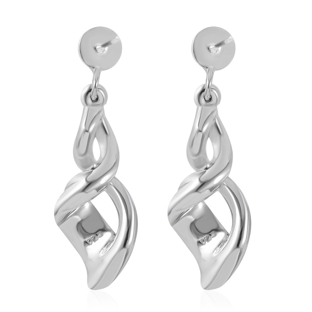 Silberhauch Kollektion - Elektroform Ohrringe, 925 Silber ca. 7,81g