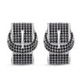 Schwarze Spinell-Ohrringe - 2,11 ct.
