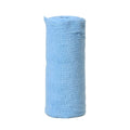 Mikrofaser-Reinigungstücher, Rolle, 30 Stück, abreißbare Handtücher, 30 x 30cm, Wiederverwendbare und waschbare Lappen, blau