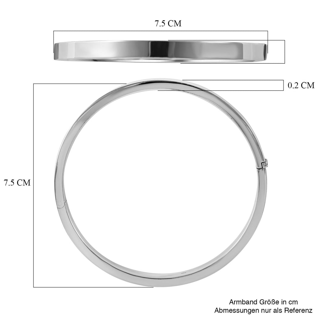 925 Silber Armreif, ca. 19 cm, ca. 16,57g