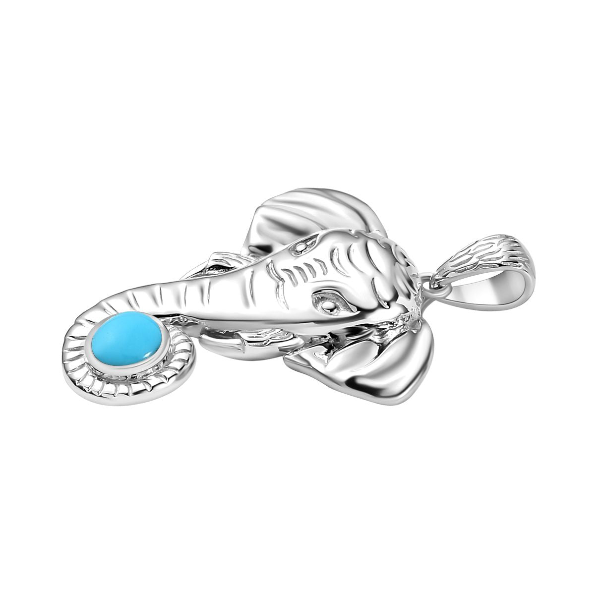 Natürlicher amerikanischer, AA Sleeping Beauty Türkis Anhänger, 925 Silber, ca. 0.51 ct