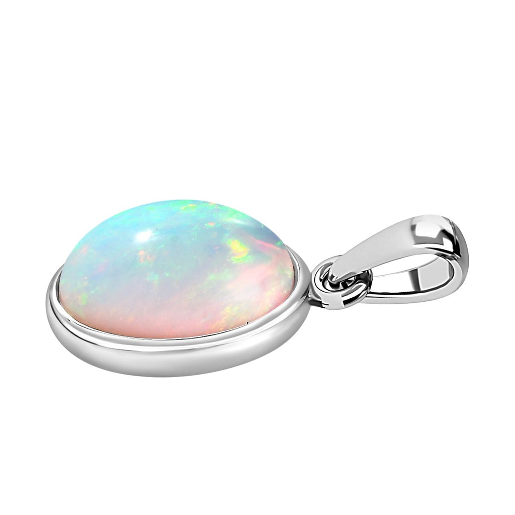 RHAPSODY - AAAA Natürlicher, äthiopischer Welo Opal Anhänger, 950 Platin, ca. 3.16 ct