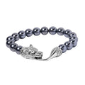 Terahertz Armband ca. 20 cm Reiner Edelstahl Antik-silber-Plattierung ca. 79.20 ct