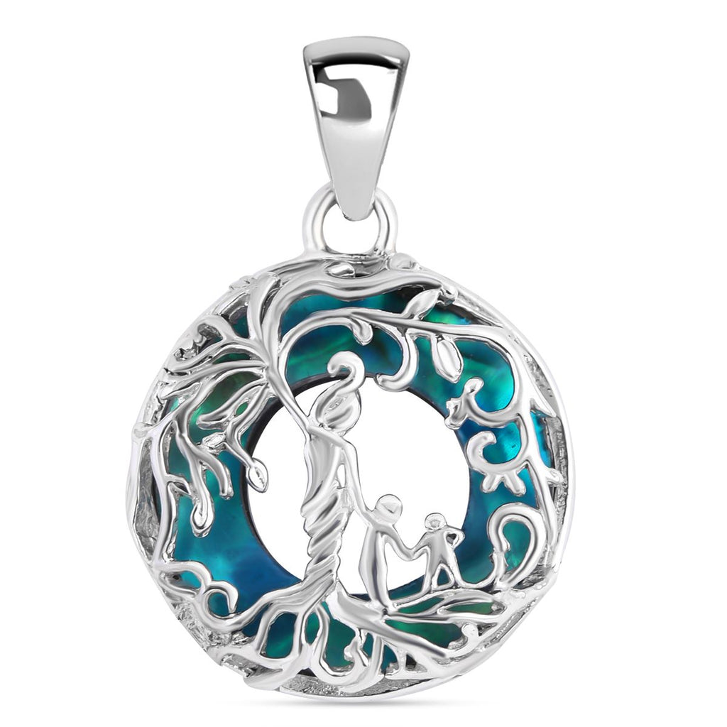 Royal Bali - Abalone Muschel Anhänger, 925 Silber, ca. 6.00 ct