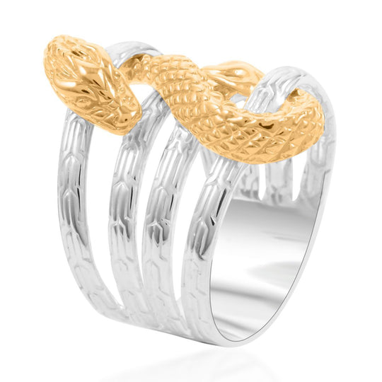 Royal Bali - 925 Silber Ring, vergoldet (Größe 16.00) ca. 8,50g