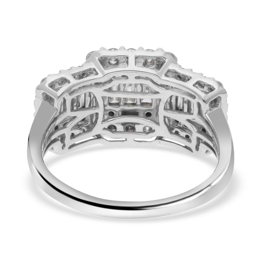 Weißer Diamant SGL Zertifiziert I1 G-H Ring, 585 Gold, (Größe 20.00) ca. 2.00 ct