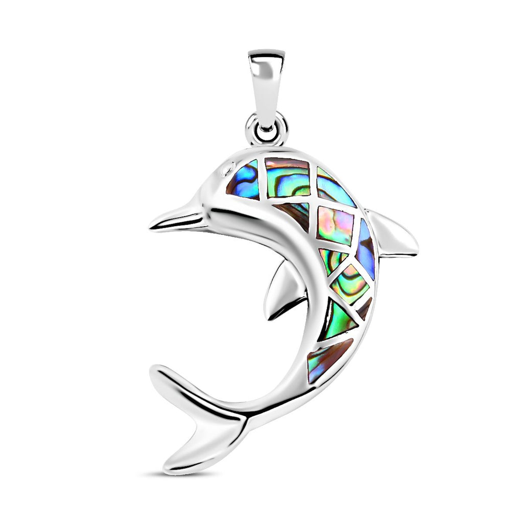 Abalone Muschel Anhänger 925 Silber ca. 4,51 ct.