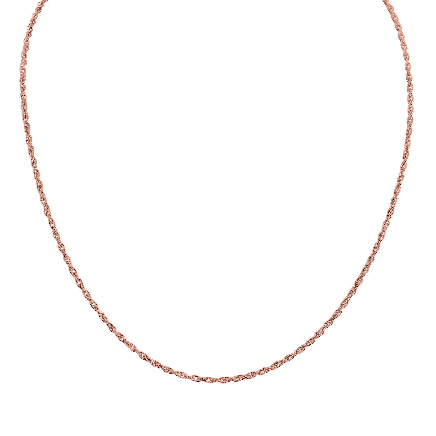 Italienische Diamantschliff Singapurkette, 925 Silber rosévergoldet, ca. 45 cm