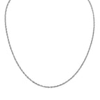 Italianische Diamantschliff Singapurkette,  925 Silber,  ca. 45 cm