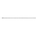 Diamantschliff Kugel Perlenkette 45cm