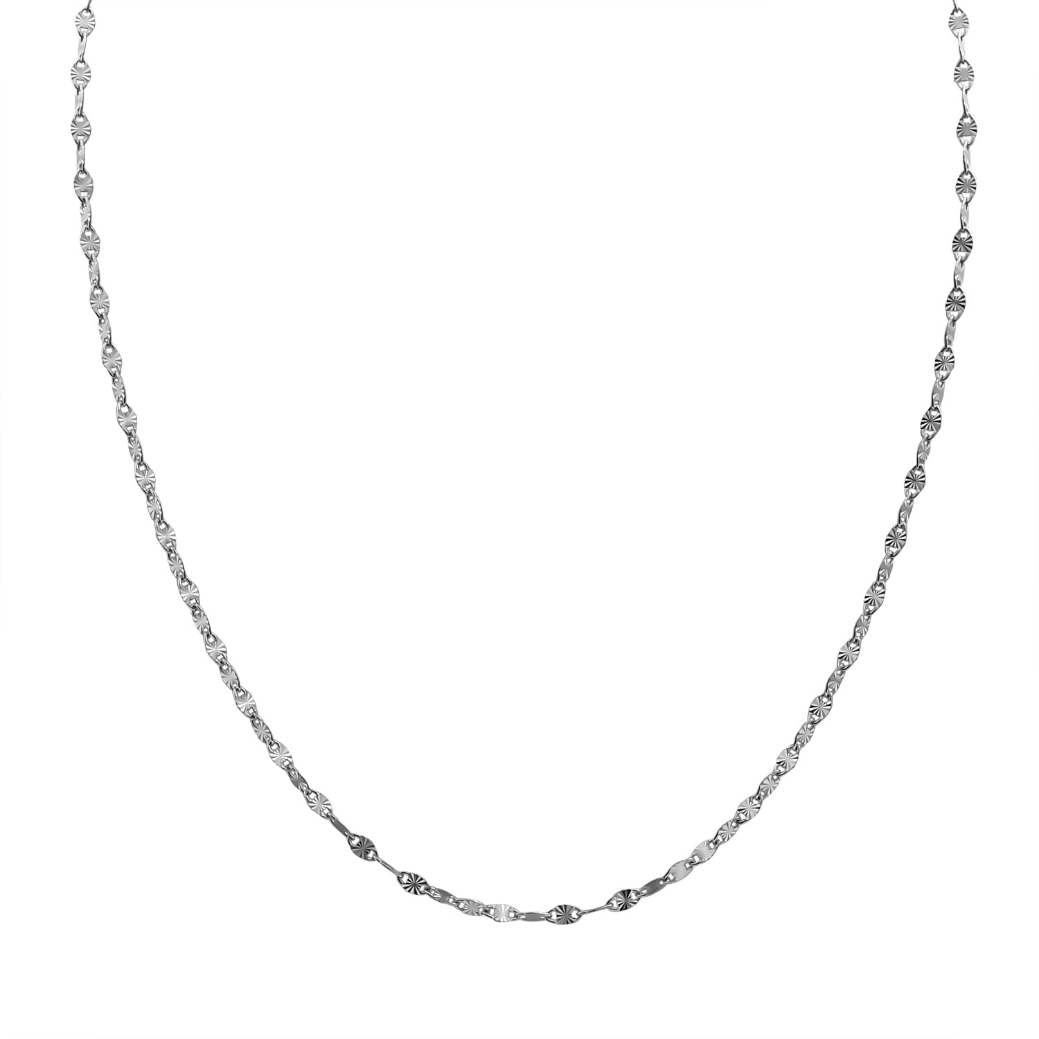 Valentino 925 Silber Kette, ca. 45 cm