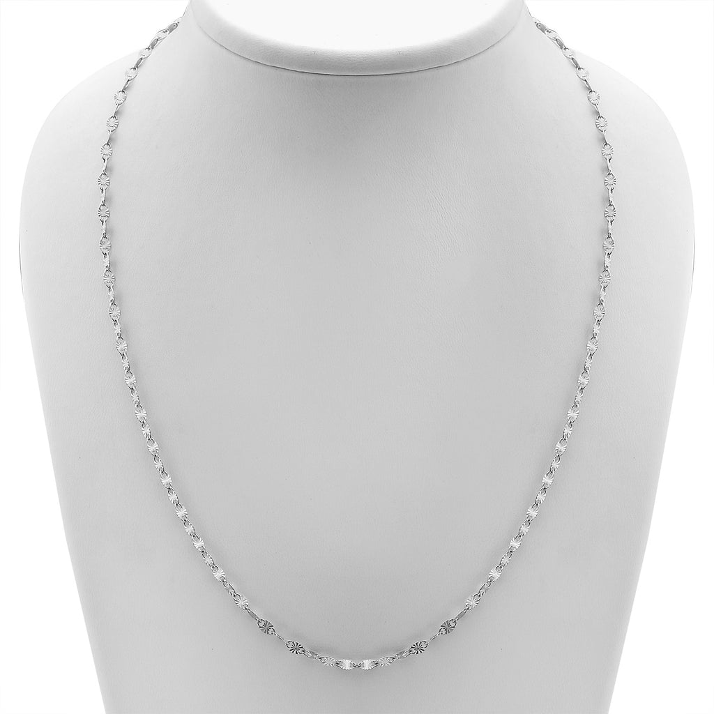 Valentino 925 Silber Kette, ca. 45 cm