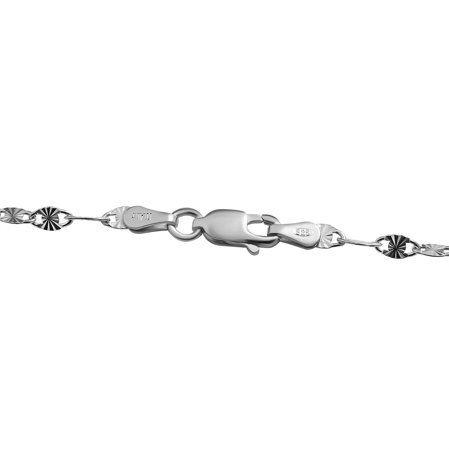 Valentino 925 Silber Kette, ca. 45 cm