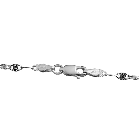 Valentino 925 Silber Kette, ca. 45 cm