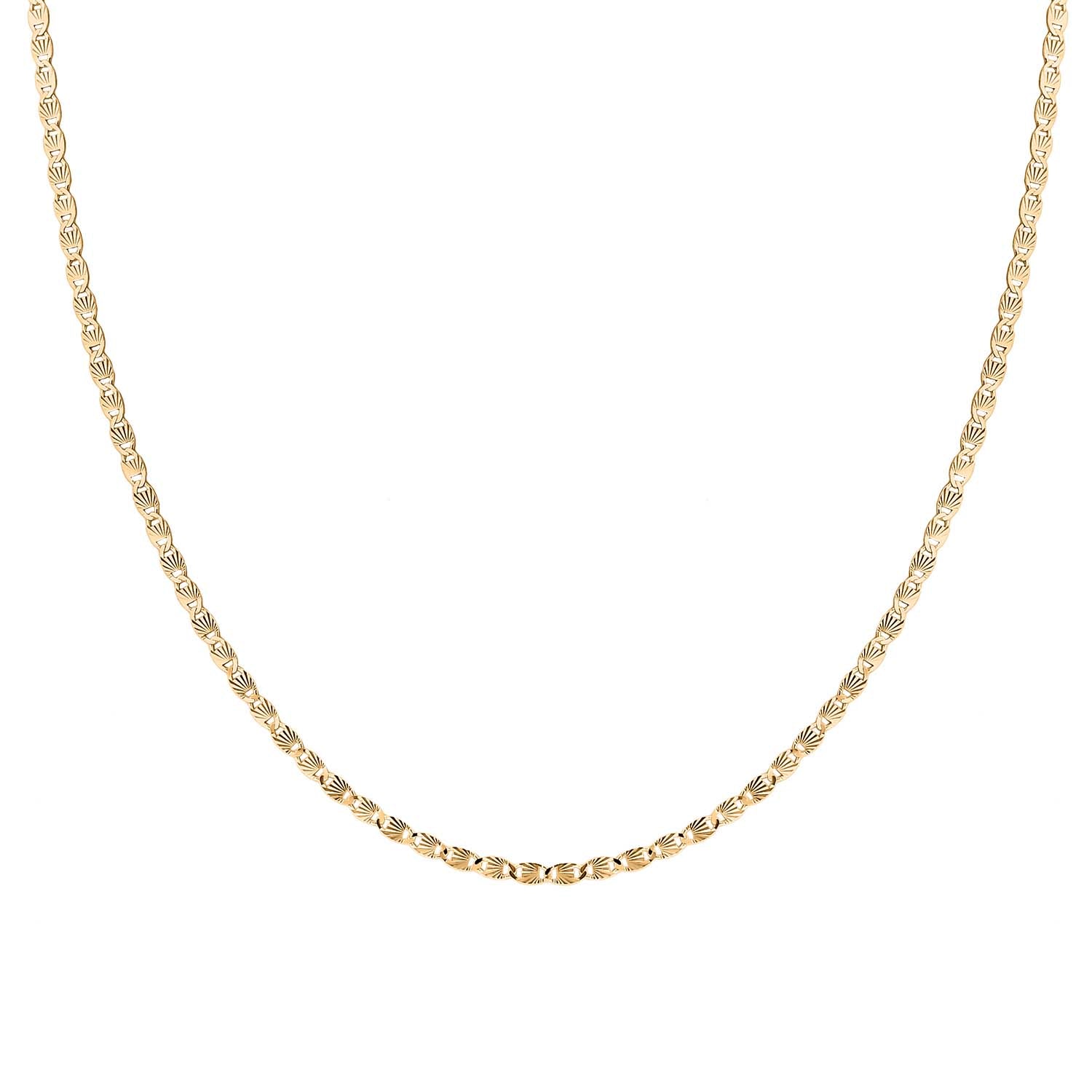 925 Silber vergoldet Kette ca. 50 cm ca. 2,52g