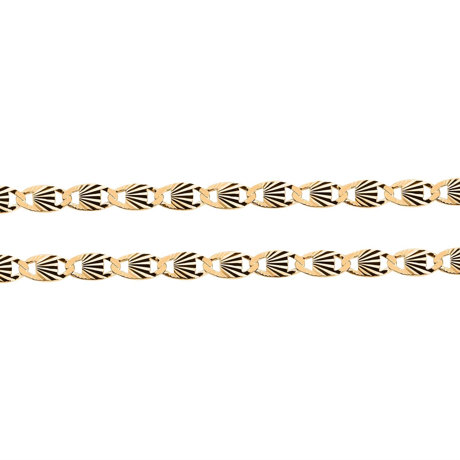 925 Silber vergoldet Kette ca. 50 cm ca. 2,52g