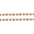 925 Silber vergoldet Kette ca. 50 cm ca. 2,52g