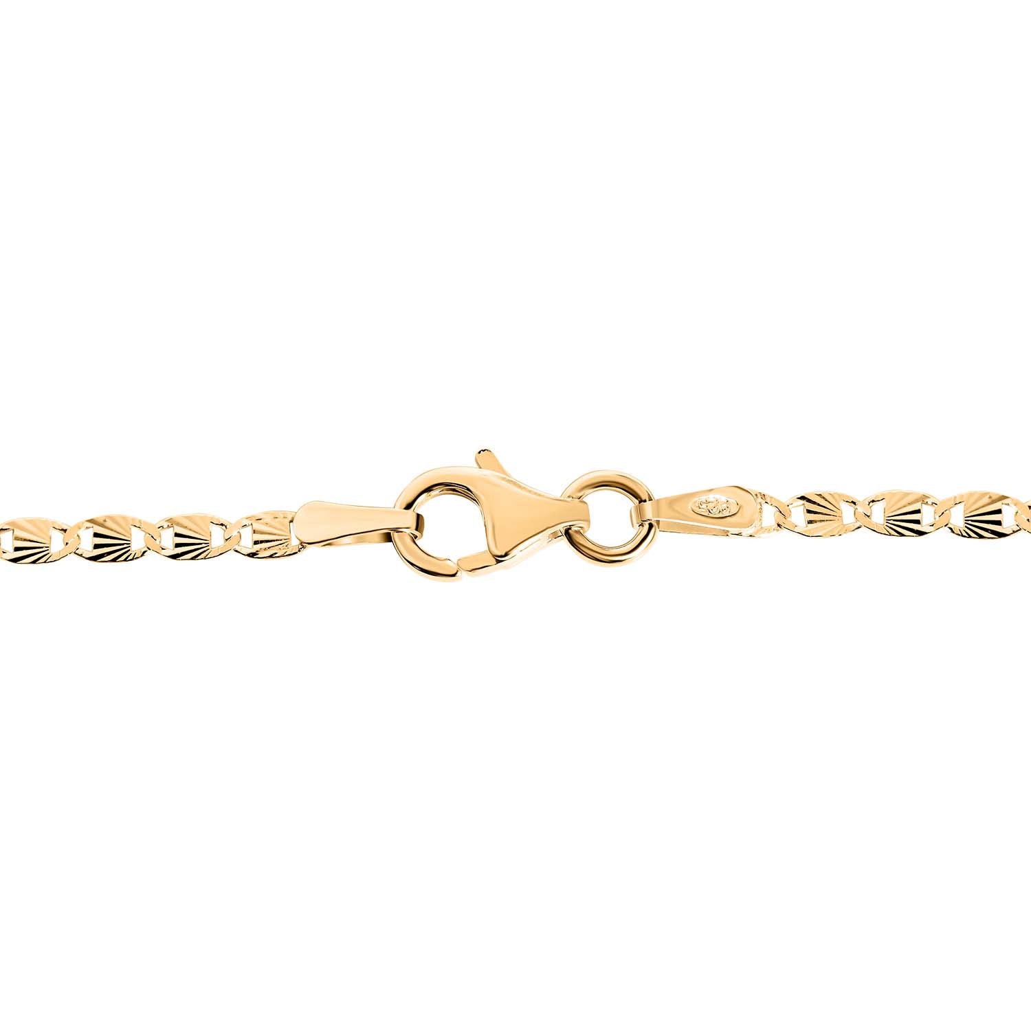 925 Silber vergoldet Kette ca. 50 cm ca. 2,52g