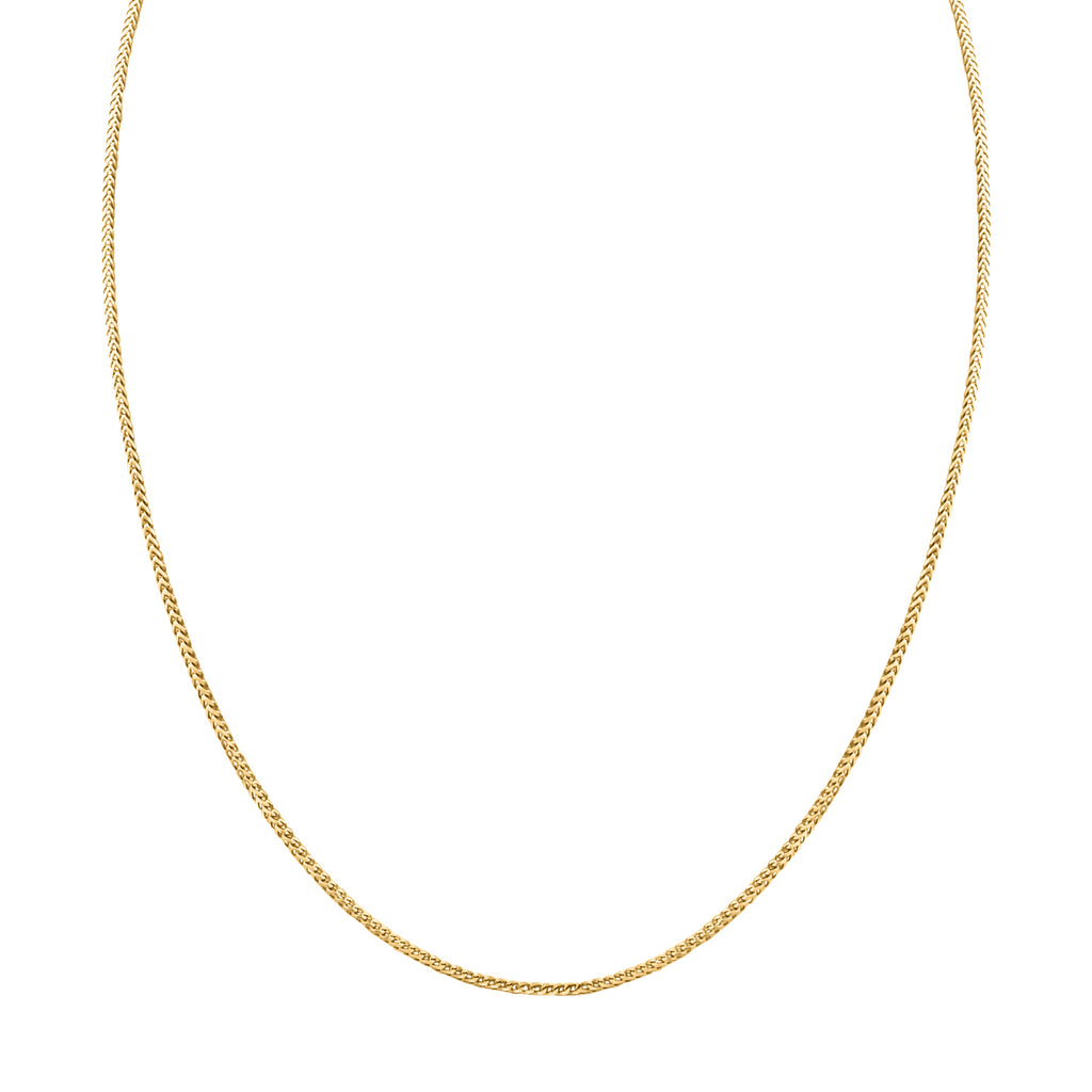 925 Silber vergoldet Kette ca. 45 cm ca. 3,95g