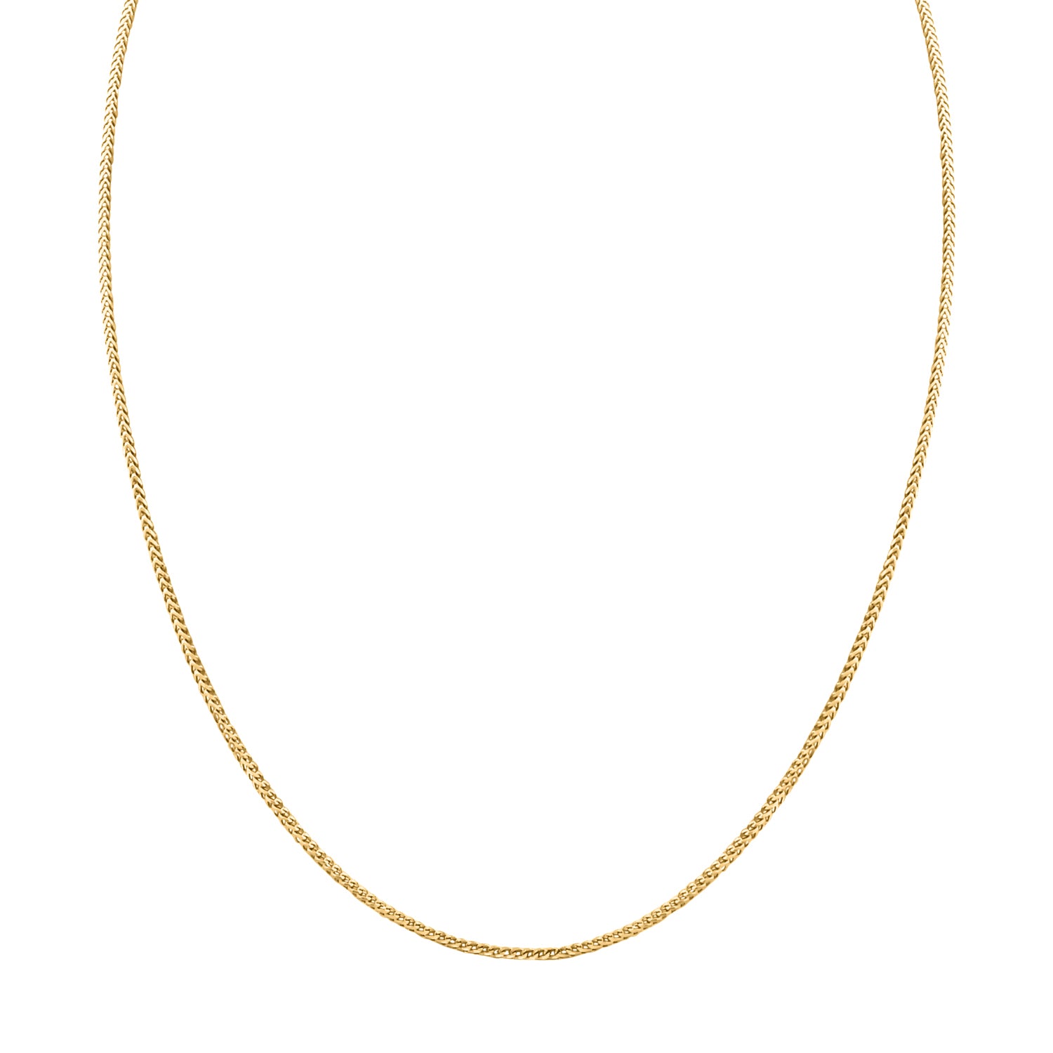 925 Silber vergoldet Kette ca. 45 cm ca. 3,95g