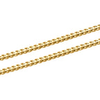 925 Silber vergoldet Kette ca. 45 cm ca. 3,95g