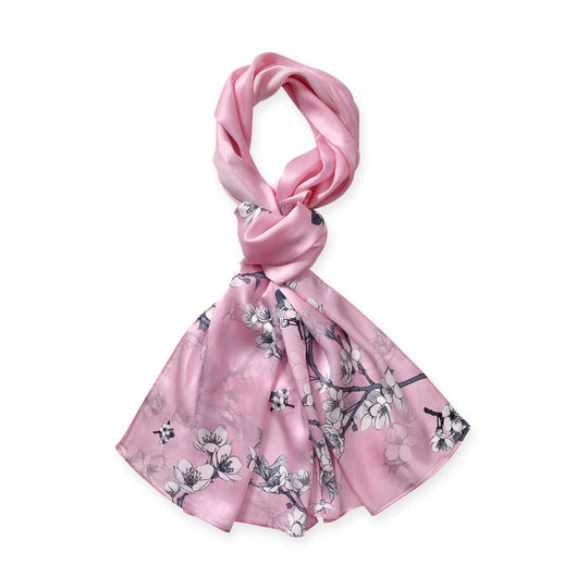 LA MAREY 100% Mulberry silk scarfMaterial:100% Mulberry silk size: 55cmx170cmWeight : 50gColor: red