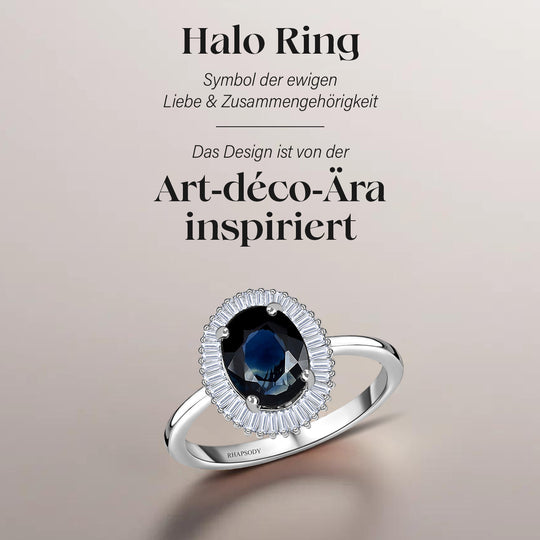 RHAPSODY - AAAA Monte Belo Indigolith, Weißer Diamant VS-EF Ring, 950 Platin (Größe 20.00) ca. 1.24 ct