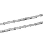 925 Silber rhodiniert Kette ca. 45 cm ca. 8,97g