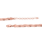 925 Silber rosévergoldet Kette ca. 45 cm ca. 9,64g