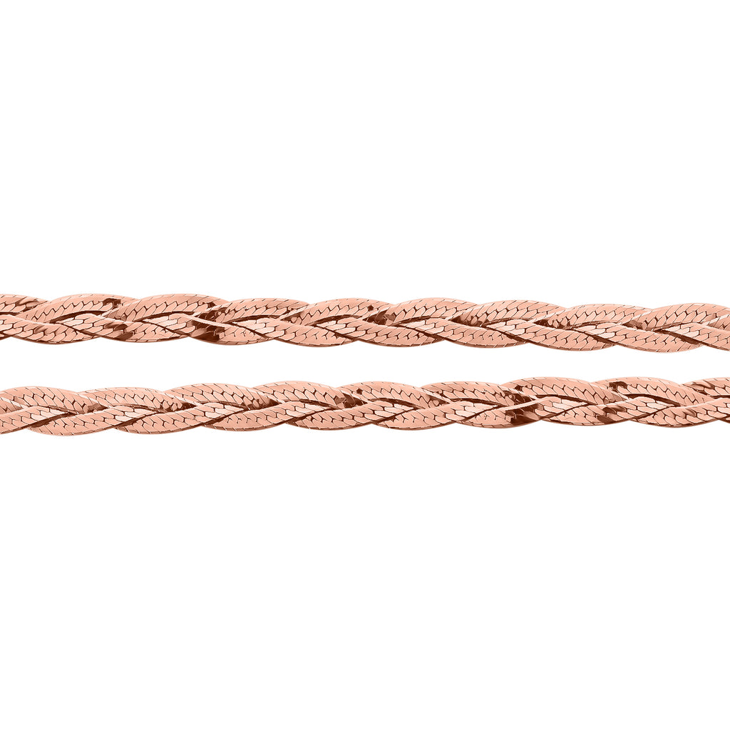 925 Silber rosévergoldet Kette ca. 45 cm ca. 7,40g