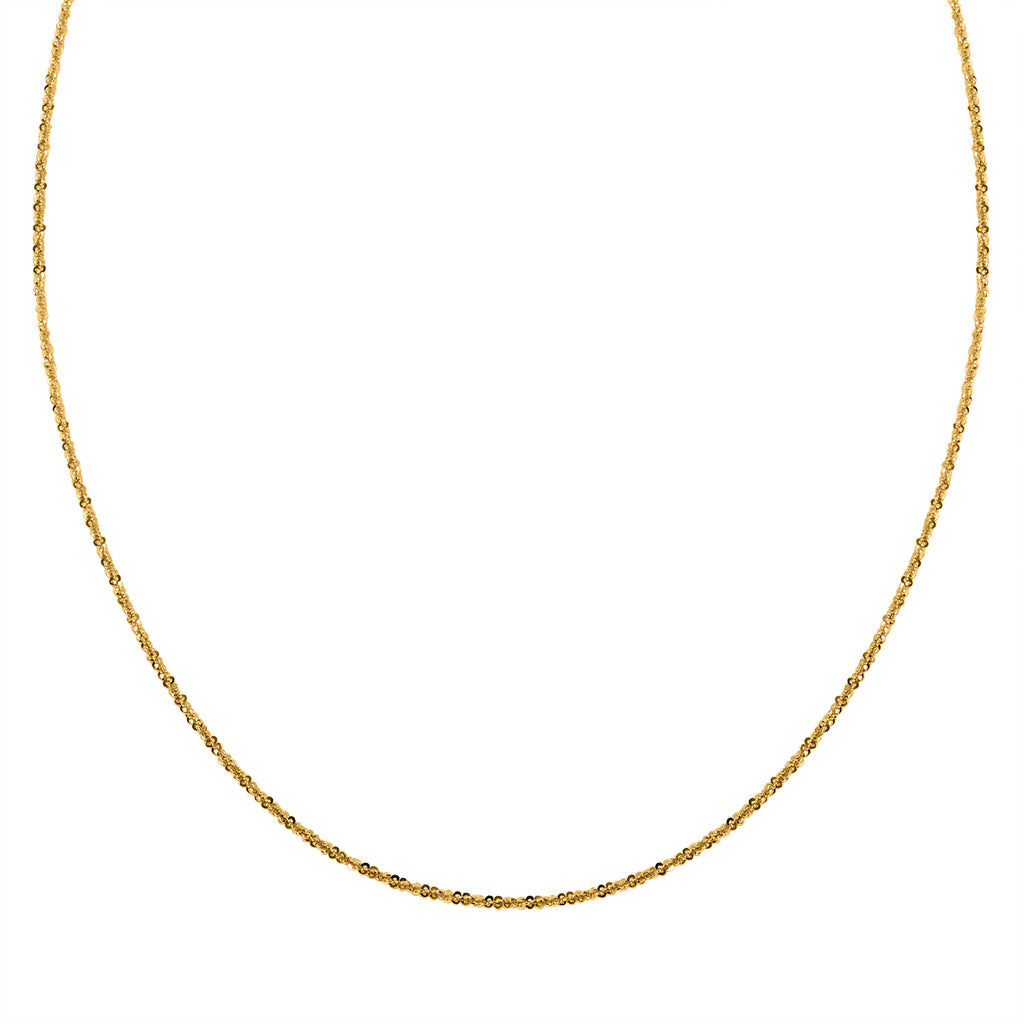 925 Silber vergoldet Kette ca. 45 cm