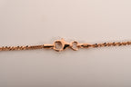 Italienische Rock Kette, 925 Silber rosévergoldet, ca. 45 cm, ca. 2,86g