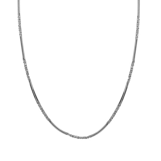 925 Silber rhodiniert Kette ca. 75 cm ca. 7,80g