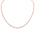 925 Silber rosévergoldet Kette ca. 45 cm ca. 3,74g