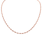 925 Silber rosévergoldet Kette ca. 45 cm ca. 3,74g