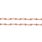 925 Silber rosévergoldet Kette ca. 45 cm ca. 3,74g