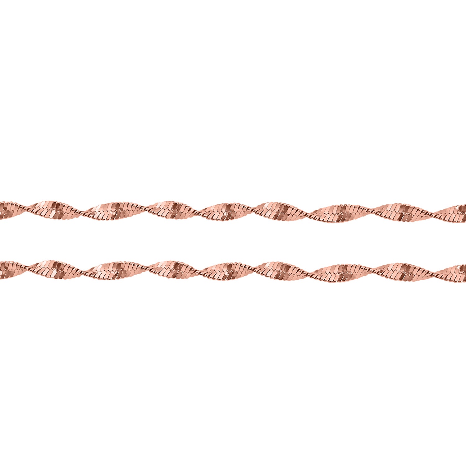 925 Silber rosévergoldet Kette ca. 45 cm ca. 3,74g