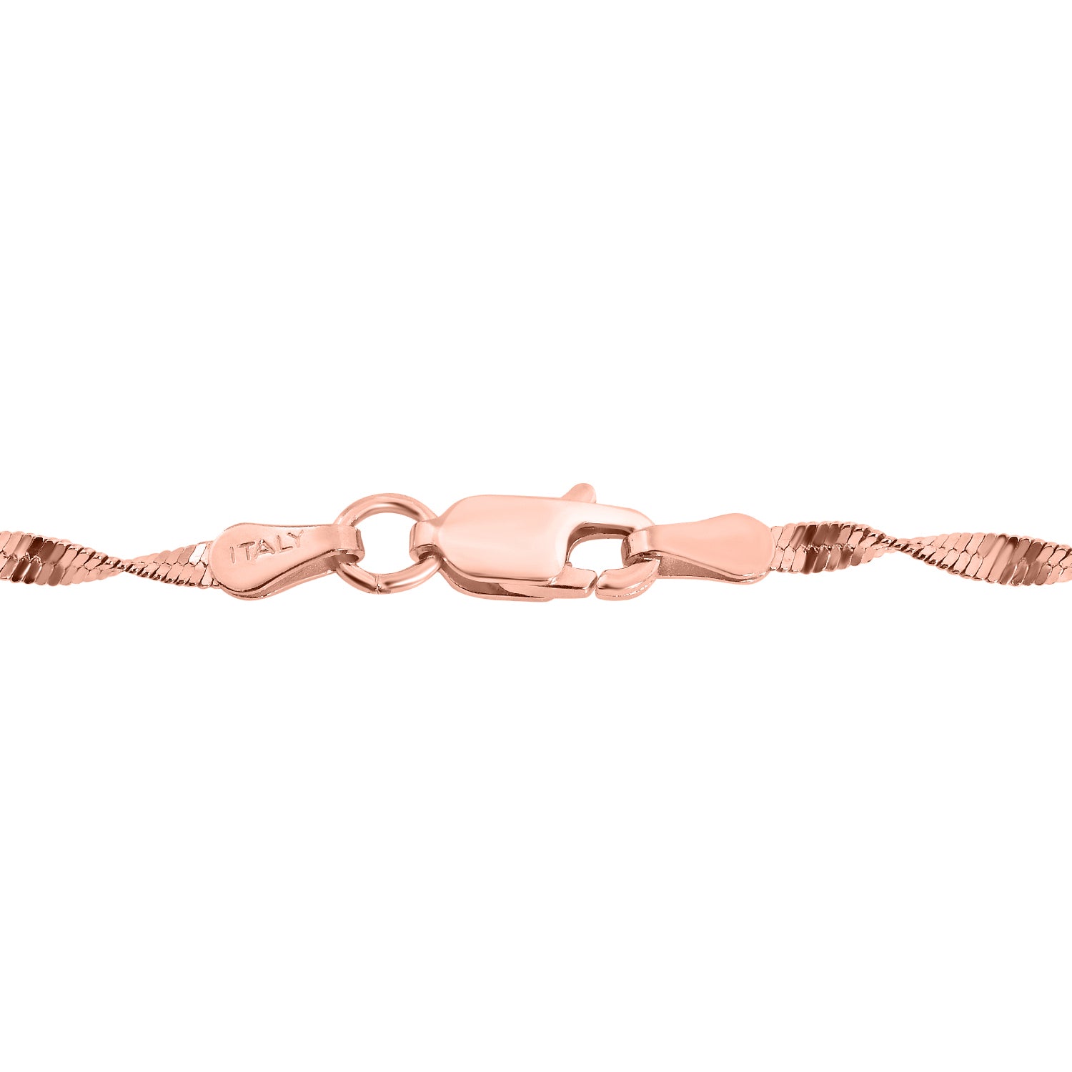 925 Silber rosévergoldet Kette ca. 45 cm ca. 3,74g