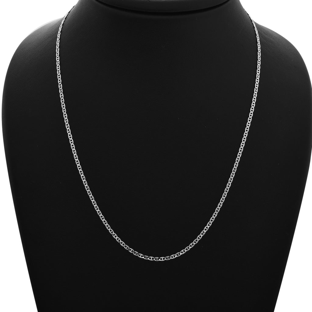 925 Silber rhodiniert Kette ca. 45 cm ca. 2,65g