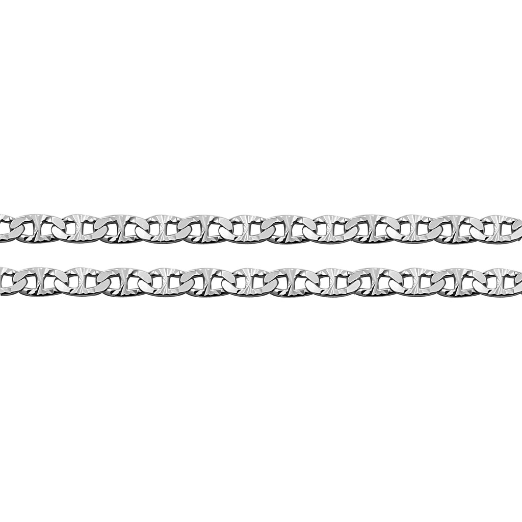 925 Silber rhodiniert Kette ca. 45 cm ca. 2,65g