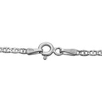 925 Silber rhodiniert Kette ca. 45 cm ca. 2,65g