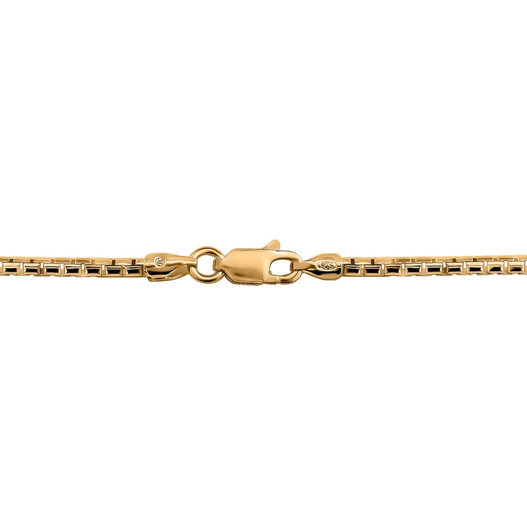 925 Silber vergoldet Kette ca. 56 cm ca. 13,18g
