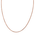 Italienische Spigakette, 925 Silber rosévergoldet, ca. 75 cm, ca. 6,20g