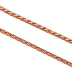 Italienische Spigakette, 925 Silber rosévergoldet, ca. 75 cm, ca. 6,20g