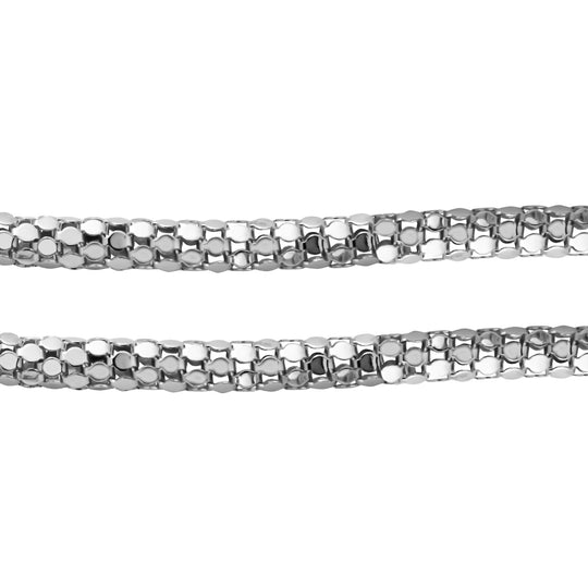 925 Silber rhodiniert Kette ca. 50 cm ca. 14,75g