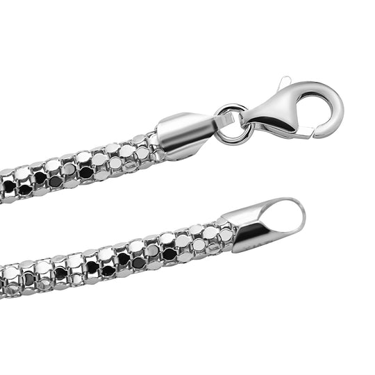 925 Silber rhodiniert Kette ca. 50 cm ca. 14,75g