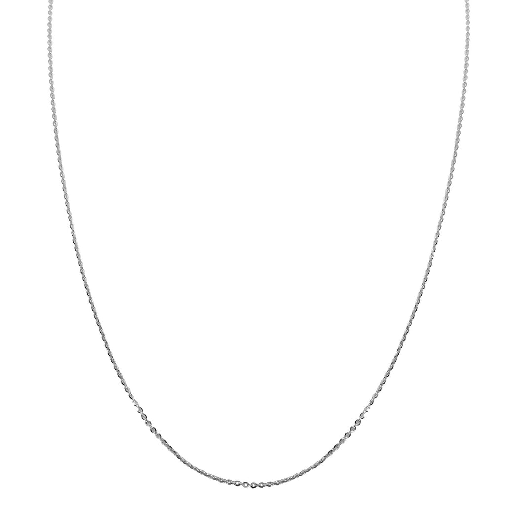 925 Silber rhodiniert Kette ca. 60 cm ca. 3,25g