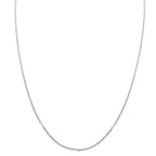 925 Silber rhodiniert Kette ca. 60 cm ca. 3,25g