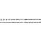 925 Silber rhodiniert Kette ca. 60 cm ca. 3,25g